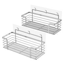 Caddy Basket Shelf for Shampoo Conditioner Adhesive Bathroom Storage
