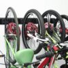 Bike Rack Garage Storage 5 Bicycles Hooks Wall Mount
