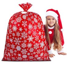 Large Holiday Plastic Storage Bag Christmas Storage