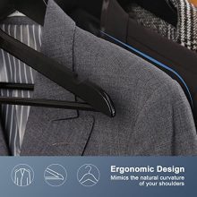 Wooden Coat Hangers Suit Hangers with Pants Bar