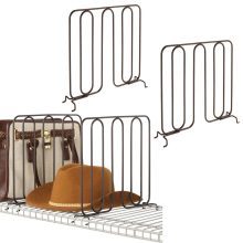 mDesign Versatile Modern Metal Wire Closet