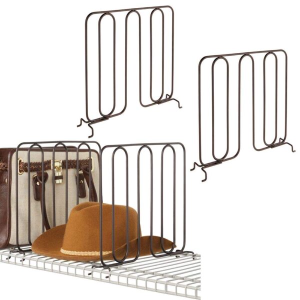 mDesign Versatile Modern Metal Wire Closet