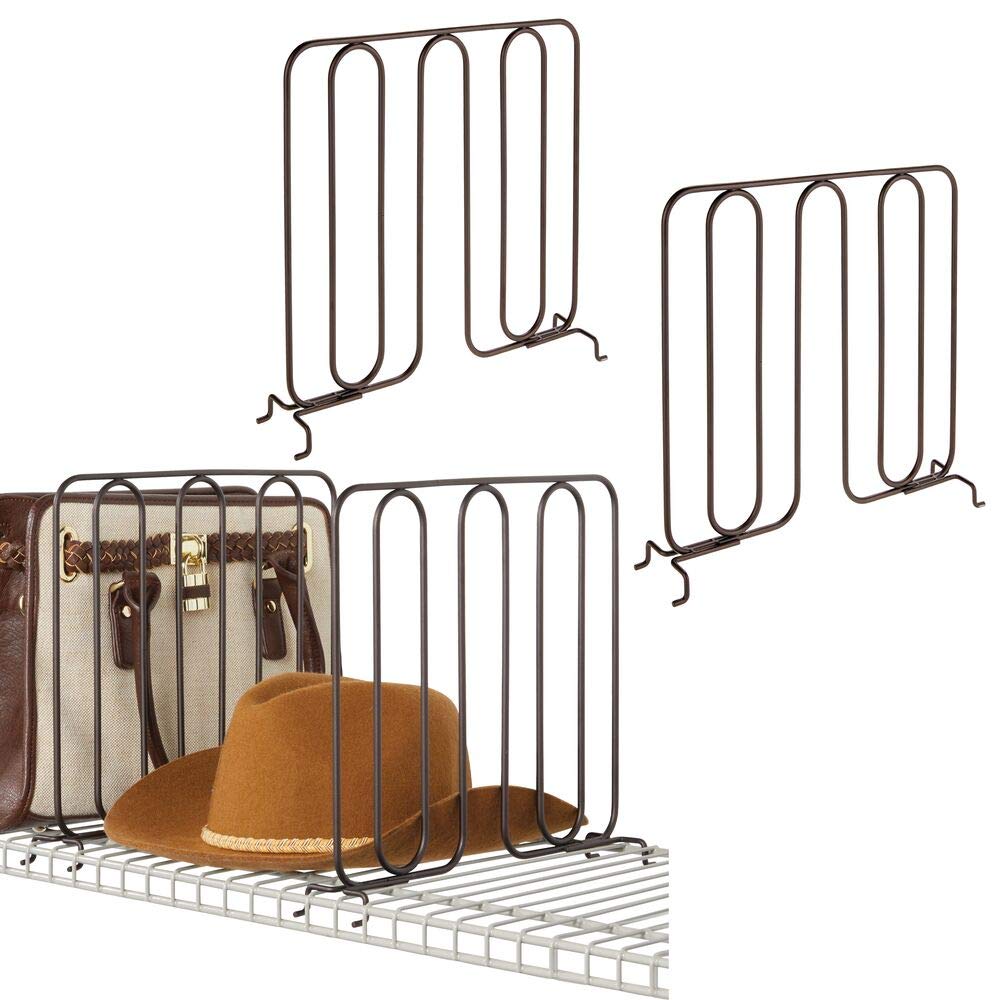 mDesign Versatile Modern Metal Wire Closet