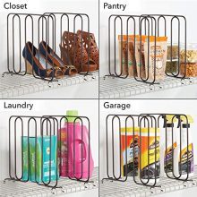 mDesign Versatile Modern Metal Wire Closet
