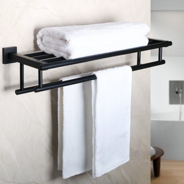 Alise Bathroom Lavatory Towel Rack Towel Shelf