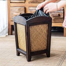 Antique Wooden Trash Can Farmhouse