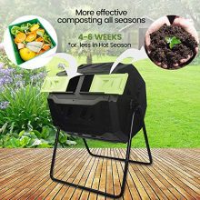 SQUEEZE master Large Compost Tumbler Bin