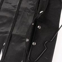 Double-Sided Hanging Jewelry Organizer with 40 Pockets & 20 Magic Tape Hooks for Earrings, Necklaces, Bracelets, and Rings
