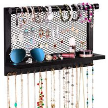Love-KANKEI Jewelry Organizer Wall Mounted Rustic