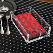 CY craft Acrylic Guest Towel Napkin Holder,Clear Bathroom Paper