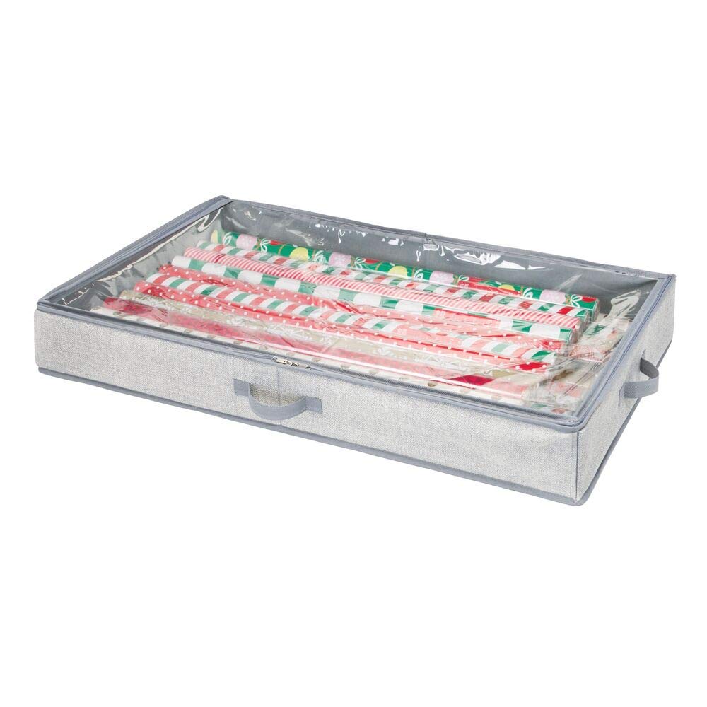 Fabric Gift Wrap Storage Organizer Holder Box