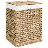 Chic and Practical: Best Choice Products Woven Water Hyacinth Laundry Hamper - Stylish Storage for Bedroom, Bathroom, and Laundry Room