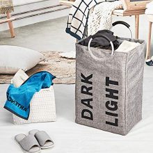 Self-Standing Modern Laundry Basket for Dorm Room