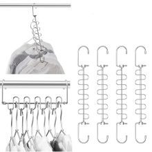 Hangers Magic Cloth Hanger Metal Closet Organizer