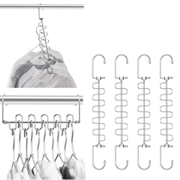 Hangers Magic Cloth Hanger Metal Closet Organizer