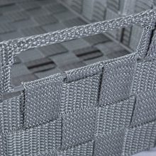 DII Durable Trapezoid Woven Nylon Storage Bin or Basket