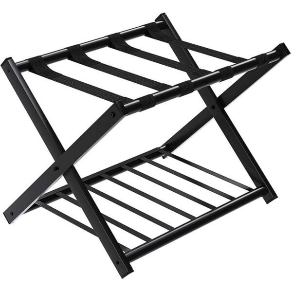 GOFLAME Folding Luggage Rack Metal Suitcase