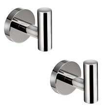 Polished Chrome Towel Coat Hooks Stainless Steel