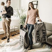 Self-Standing Modern Laundry Basket for Dorm Room