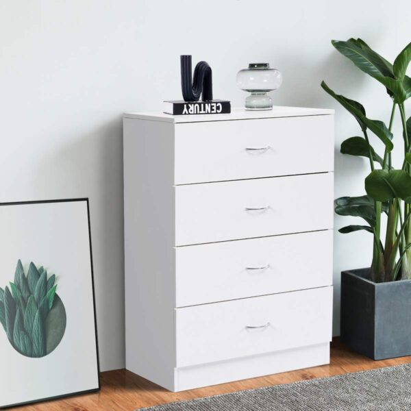 Lifetech Drawer Dresser White Cabinet Drawers Storage Chest