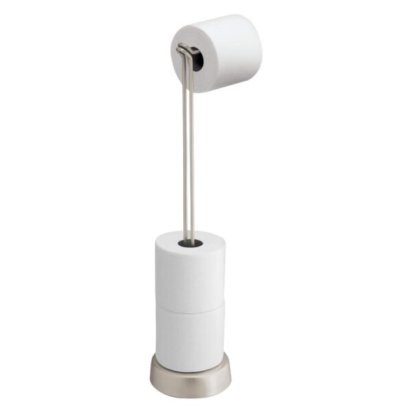 Metal Toilet Tissue Caddy Roll Reserve for Bathroom