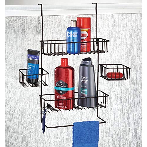 Storage Organizer Center with Built-in Towel Holders and Baskets