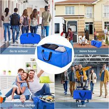 Extra Large Heavy Duty Storage Bags – 4-Pack XL Moving Bags for College Dorms, Clothes, and Household Storage