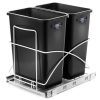 Gallon Kitchen Trash Can Pull Out Under Cabinet Trash Bin
