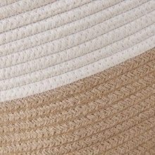 OIAHOMY Laundry Basket-Cotton Rope Basket