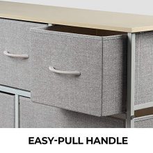 6-Drawer Fabric Dresser for Bedroom & Entryway Storage | Sturdy Metal Frame