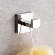 Bath Towel Hook - Angle Simple Solid Metal Bathroom Hook