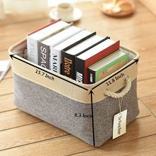 Fabric Storage Bin Organizer Basket with Handles