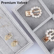 Mebbay Stackable Velvet Jewelry Trays Organizer
