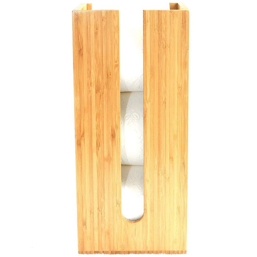 Circadus Bamboo Toilet Paper Roll Holder