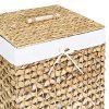 Chic and Practical: Best Choice Products Woven Water Hyacinth Laundry Hamper - Stylish Storage for Bedroom, Bathroom, and Laundry Room
