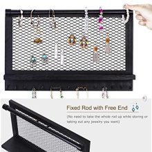 Love-KANKEI Jewelry Organizer Wall Mounted Rustic