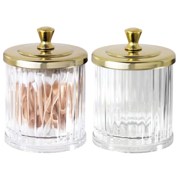 Bathroom Vanity Storage Organizer Canister