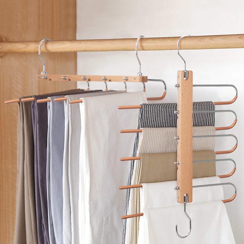 Magic Pants Hangers, Space Saving Closet Hangers