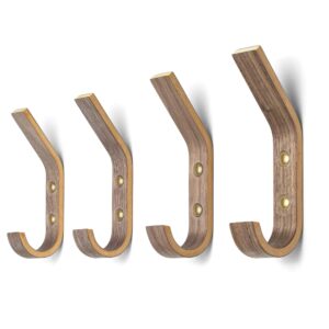 Modern Wooden Coat Wall Hooks