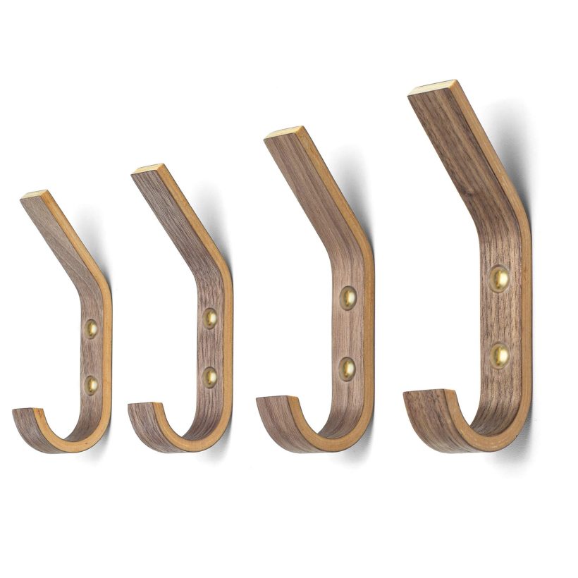 Modern Wooden Coat Wall Hooks