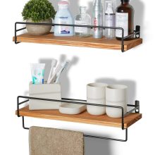 SODUKU Floating Shelves Wall Mounted, Wall Wood Storage
