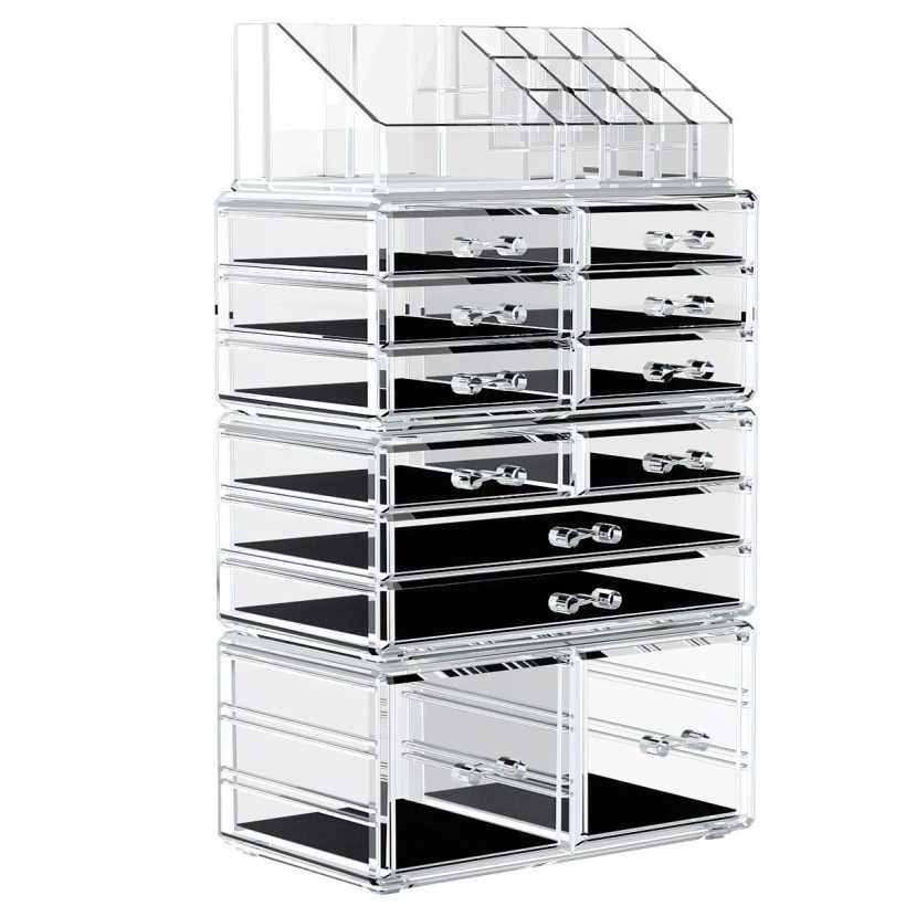 Organizer Cosmetic Storage Drawers and Jewelry Display Box