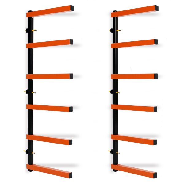 Lumber Storage Rack Wall-Mounted both Indoor and Outdoor