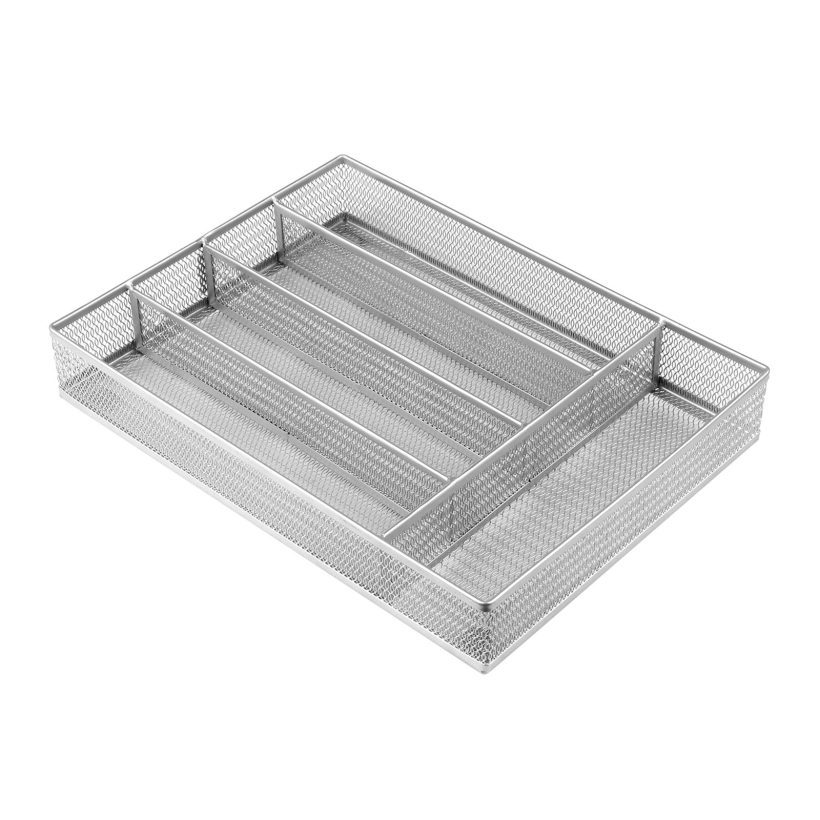Steel Mesh Kitchen Cutlery Trays Silverware