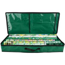 PinnacleT1 Holiday Hanging Gift Wrapping Paper Storage Bag