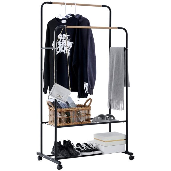 YOUDENOVA Rolling Clothing Rack on Wheels