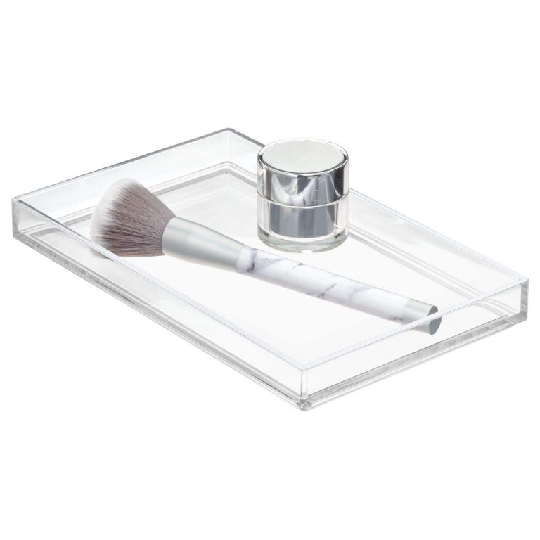 Metal Tumbler Makeup Toothbrush Holder for Bathroom