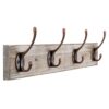 Coat Rack Wall Mounted,Flyisland Entryway Vintage