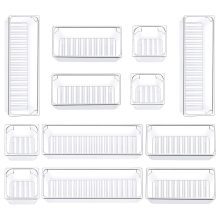 Organizer Trays 3-Size Bathroom Drawer Tray