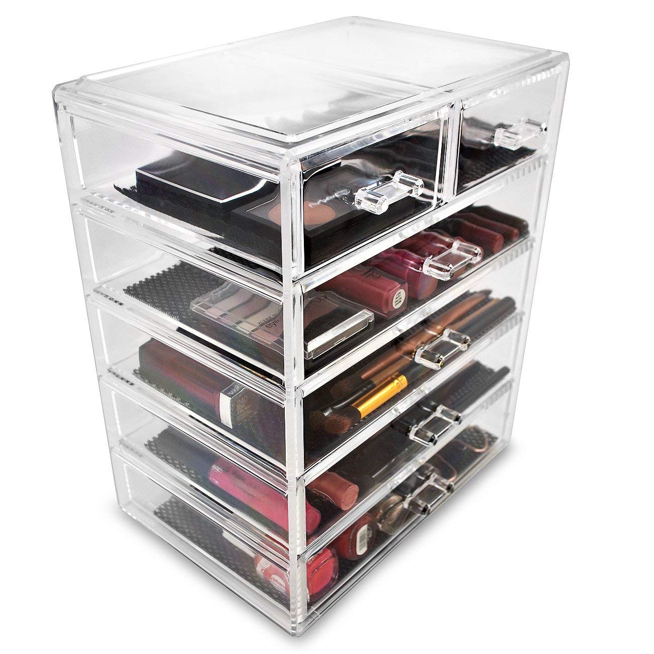 Sorbus Cosmetics Makeup and Jewelry Big Storage Case Display